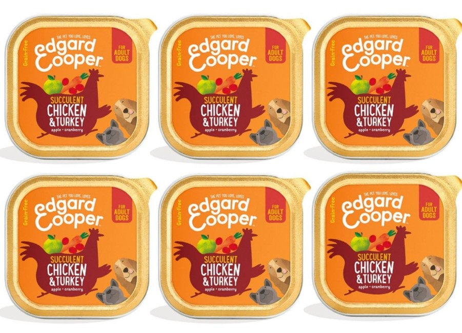 Edgard Cooper - Chicken & Turkey Adult Patee 300gr x 6