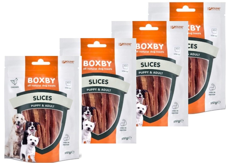Boxby - Slices 100g Kylling x 4