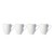 Aida - Relief - Set of 4 - White mugs (35181) thumbnail-1