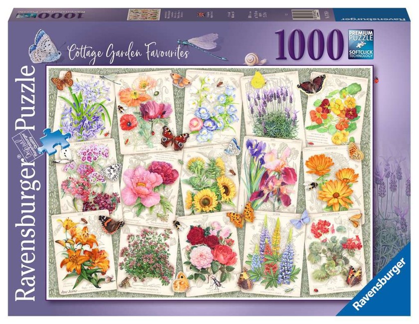 Ravensburger - Garden Flowers 1000p - (10217485)