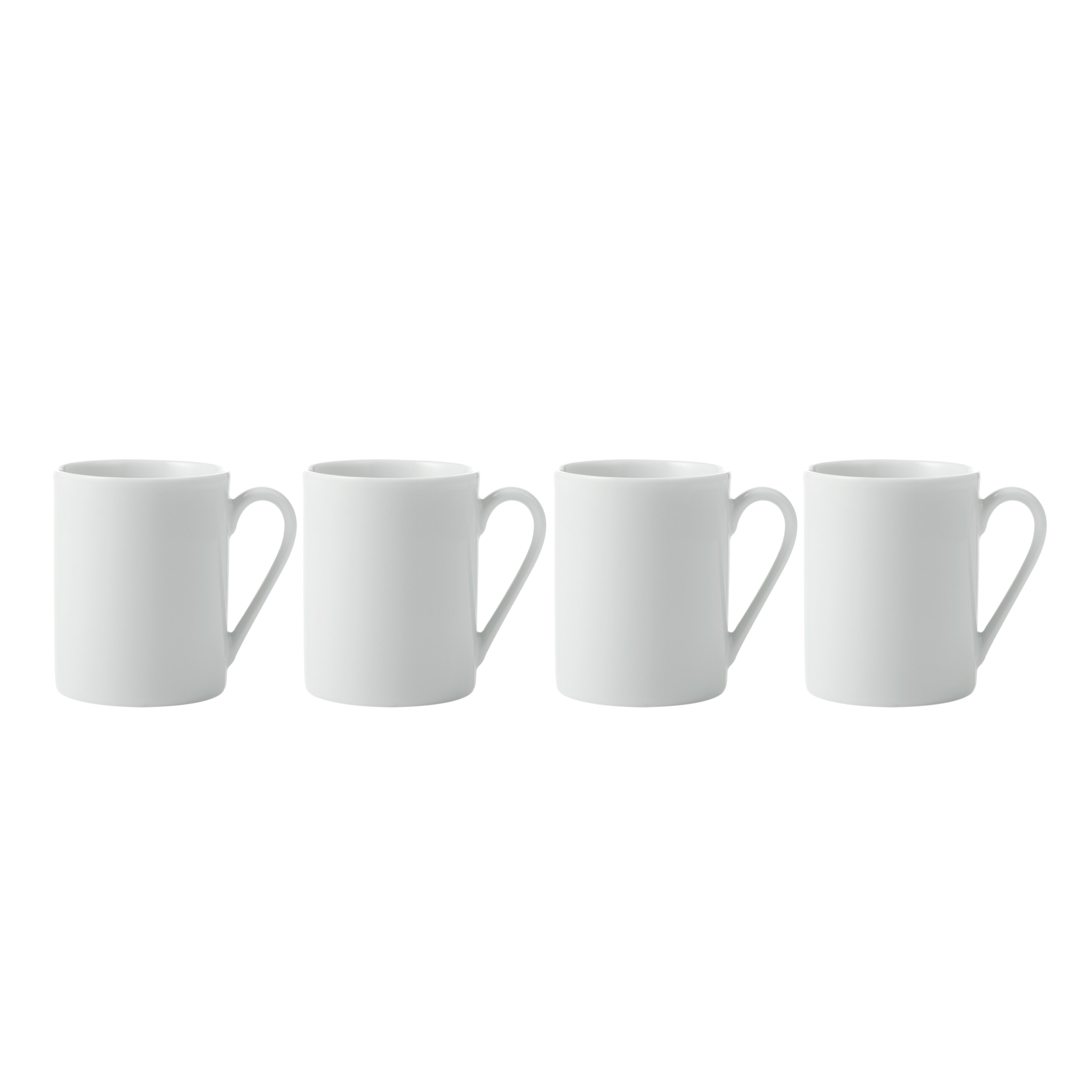 Aida - Atelier - Super white mugs - 4 pcs (29081) - Hjemme og kjøkken