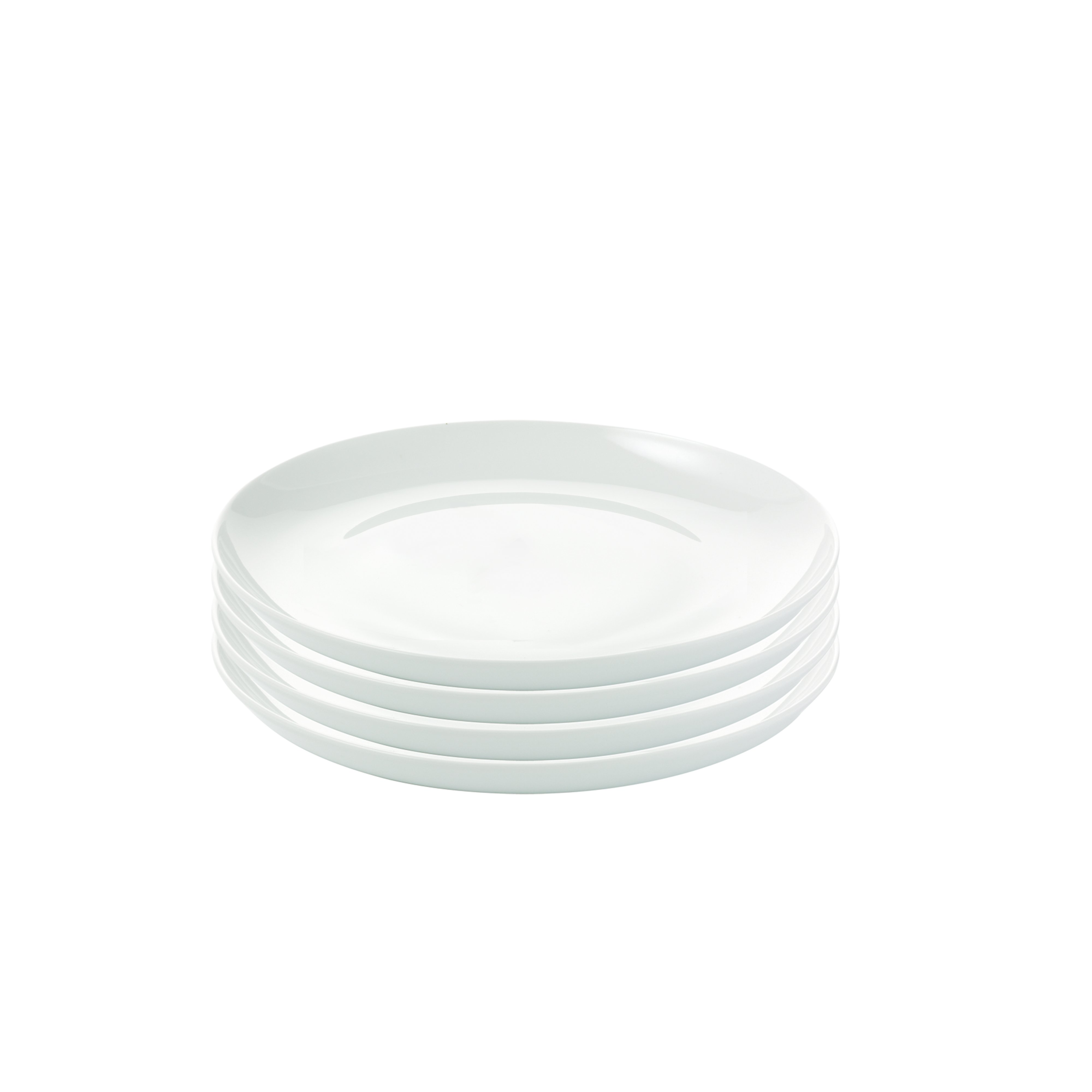 Aida - Atelier - super white lunch plates - 4 pcs (29086) - Hjemme og kjøkken
