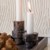 Mette Ditmer - MARBLE Kerzenständer, 7 cm - Braun thumbnail-2