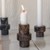 Mette Ditmer - MARBLE Kerzenständer, 7 cm - Braun thumbnail-3