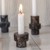Mette Ditmer - MARBLE candleholder, small - Brown thumbnail-4
