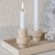 Mette Ditmer - MARBLE candleholder, small - Sand thumbnail-4