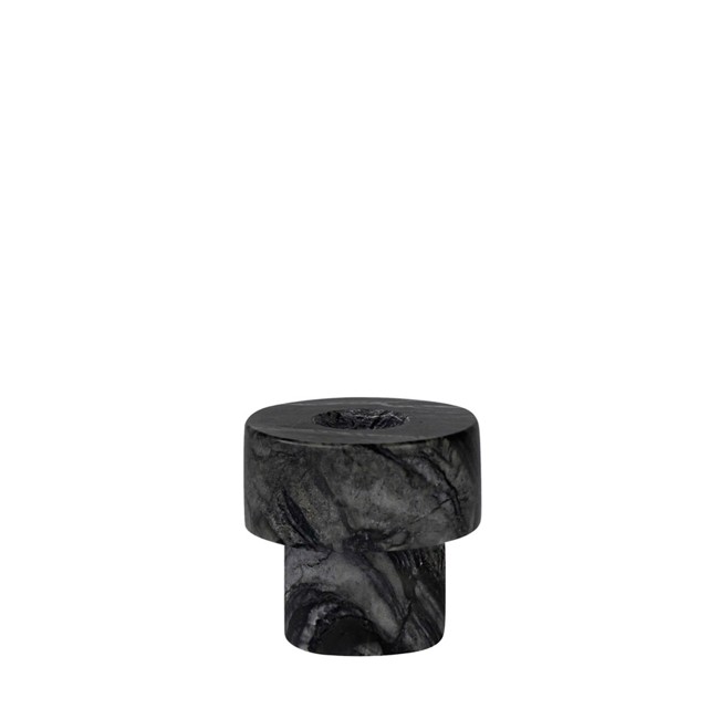 Mette Ditmer - MARBLE candleholder, small - Grey