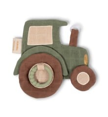 FILIBABBA - Comfort Blanket with Teether - Tractor - (FI-02811)