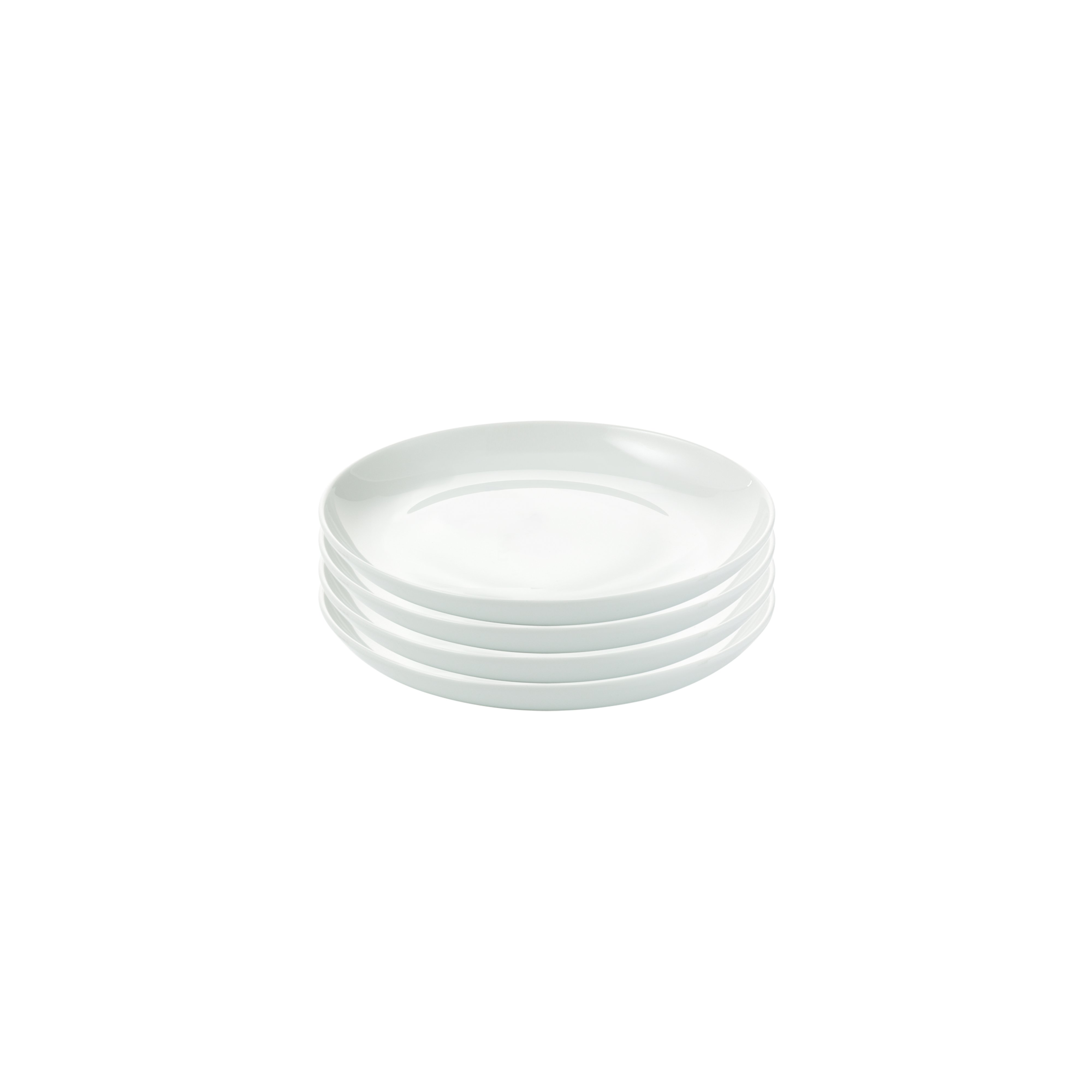 Aida - Atelier - super white dessert plate - 4 pcs (29082) - Hjemme og kjøkken