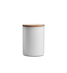 RAW - Arctic white - Canister w/lid teak (16034)