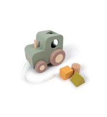 FILIBABBA  - Pull along tractor with shape sorter - (FI-02776)