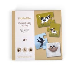 Filibabba - Parent and baby puzzles - Farm animals - (FI-02767)