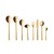 RAW - Cutlery set - Dishwasher safe - Gold - 20 pcs (15502) thumbnail-1