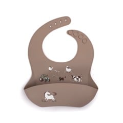 Filibabba - Silicone bib with print - Magic Farm - (FI-02746)