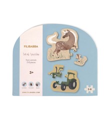FILIBABBA - Set of 7 puzzles - Farm animals - (FI-02773)