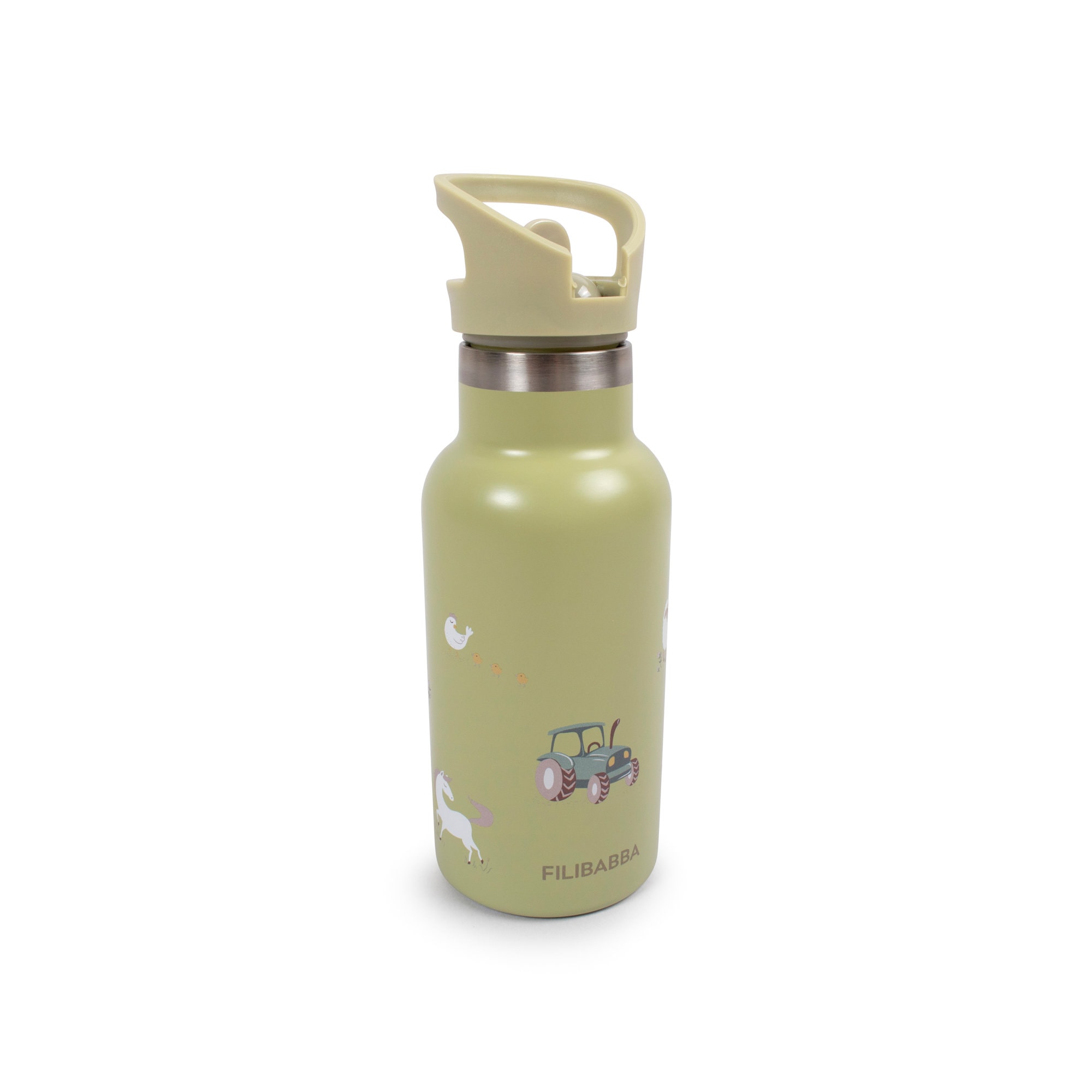 FILIBABBA - Stainless steel water bottle - Magic Farm - (FI-02758) - Leker