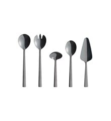 RAW - Cutlery set - Dishwasher safe - Black - 5 pcs (14797)