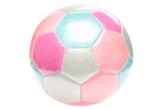 Football - Metallic Pink/Silver, Size 5 (13307)