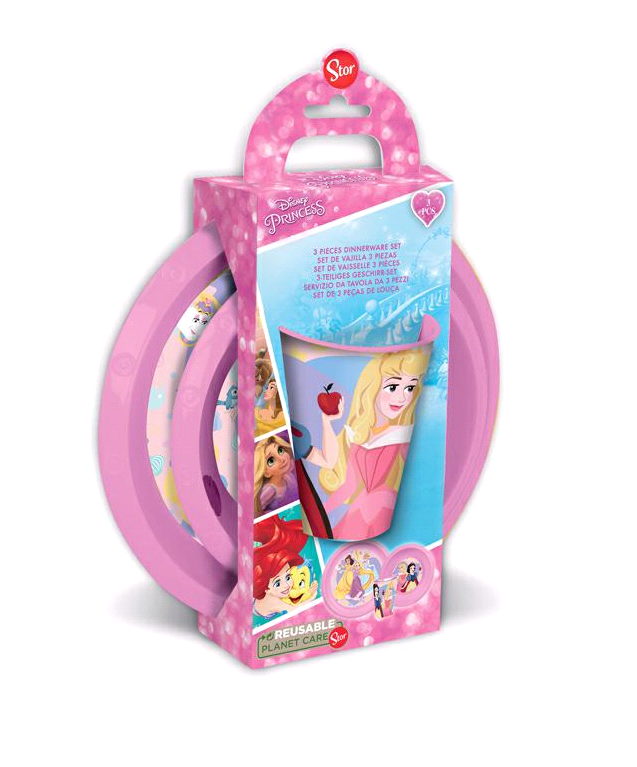 Stor - Kids Lunch Set - Disney Princess (088808713-51200) - Baby og barn