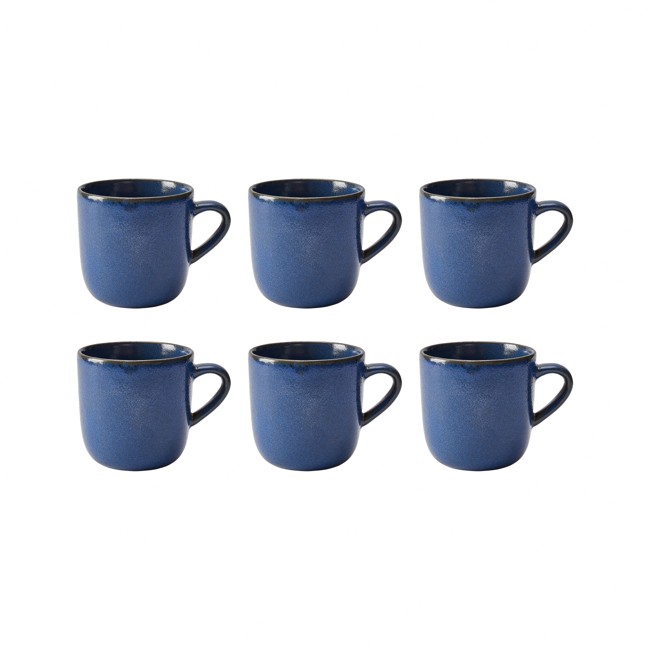 RAW - 6 pcs - Midnight blue - coffeecup (14959)