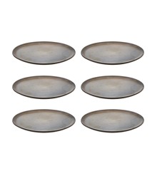 RAW - 6 pcs - Metallic Brown - lunch plate (14965)