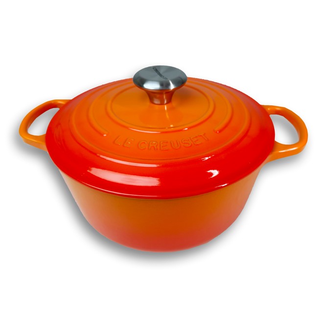 Le Creuset - Cocotte rotonda, 24 cm, 4,2L, Orange