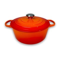 Le Creuset - Cocotte rotonda, 26 cm, 5,3L, Orange