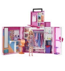Barbie - Drømmeskab dukke og legesæt (HGX57)