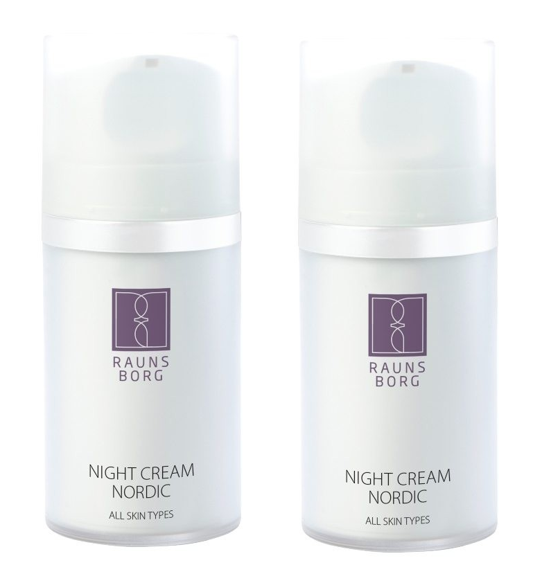 Raunsborg - 2 x Night Cream For All Skin Types 50 ml - Skjønnhet