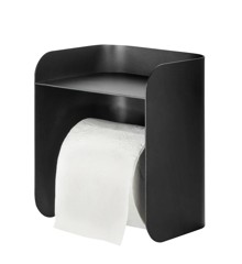 Mette Ditmer - Carry Toilet Paper Holder with Shelf, Sand Grey