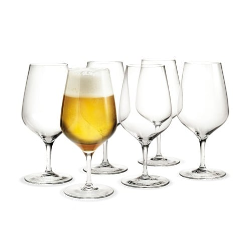 Holmegaard - Cabernet Ölglas - 64 cl - Set om 6