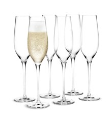 Holmegaard - Cabernet Champagne glass - 29 cl - Box of 6