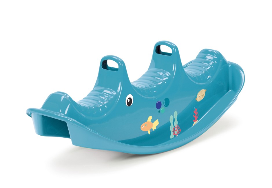 Dantoy - Rocker for 3 persons - Valborg the whale (6724)
