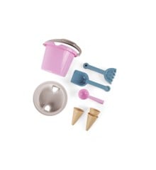Dantoy - Bucket set w. Ice cream cones - Pink (4801)