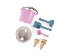 Dantoy - Bucket set w. Ice cream cones - Pink (4801)