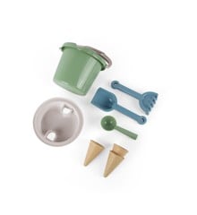 Dantoy - Bucket set w. Ice cream cones - Green (4800)