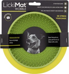 LICKIMAT - Dog Bowl Wobble Green 17X17X8Cm - (645.5320)