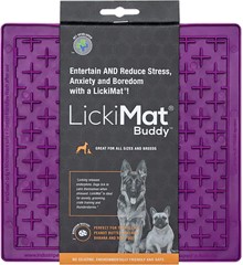 LICKI MAT - Slikkemåtte -  Buddy Purple 20X20Cm