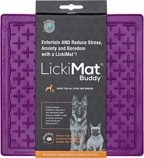 LICKIMAT - Dog Bowl Buddy Purple 20X20Cm - (645.5351)