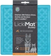 LICKIMAT - Dog lick mat Buddy Light Blue 20X20Cm - (645.5353)
