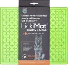 LICKI MAT - Slikkemåtte - Buddy Xl Green 30,5X25,5Cm