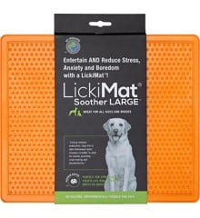LICKI MAT - Slikkemåtte -  Soother Xl Orange 30,5X25,5Cm