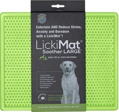 LICKIMAT - Dog lick mat Soother Xl Green 30,5X25,5Cm - (645.5392)