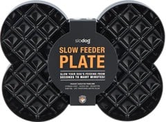 LICKIMAT - Dog lick mat  Slow Feeder Plate Black 35X26X3Cm - (645.5404)