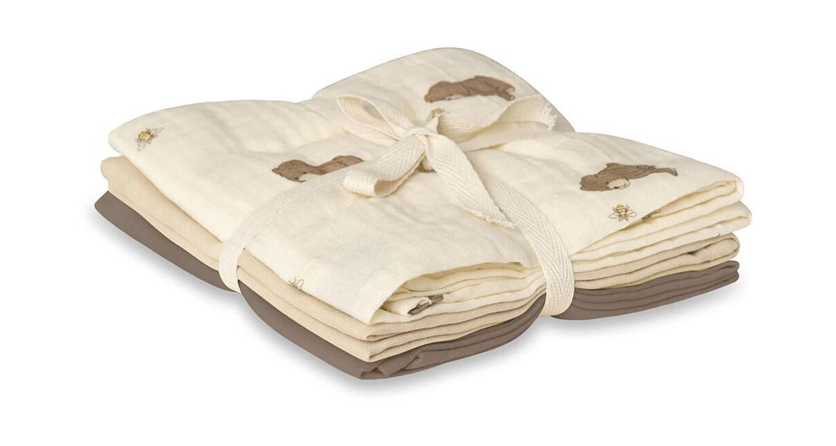 That's Mine - Muslin cloth 3-Pack - Bees and Bears