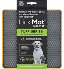 LICKIMAT - Dog Lick mat Soother Tuff Orange 20Cm - (645.5440)