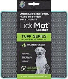 LICKIMAT - Dog  lick mat Soother Tuff Light Blue 20Cm - (645.5444)