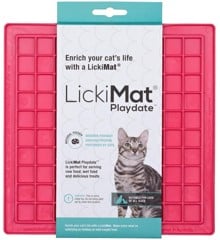 LICKIMAT - Cat Playdate Pink 20X20Cm - (785.5332)