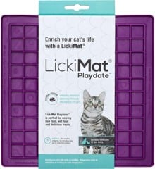 LICKIMAT - Cat Playdate Purple 20X20Cm - (785.5334)