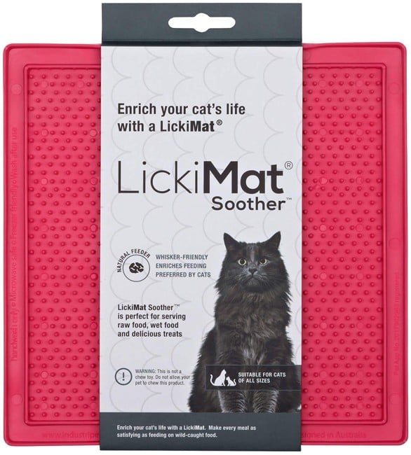 LICKIMAT - Cat Soother Pink 20X20Cm - (785.5342)